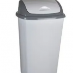 Papelero Plástico Tapa Vaiven 15lts