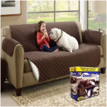 Cobertor De Sofa 2 cuerpos reversible Marrón - Crema