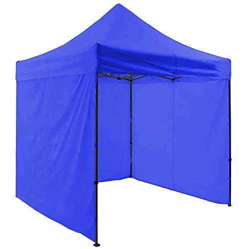 Toldo Plegable 2x2 Lona Impermeable Resistente Azul