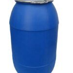 Tambor Plásticos 230 lts Boca Ancha Tapa y Zuncho