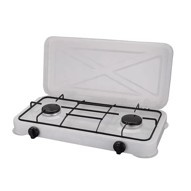 Cocina Cocinilla A Gas Encimera 2 Platos Con Tapa DELUX - Electro