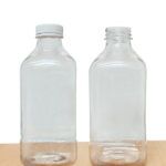Botella PET 1 Lt. B38 Cuadrada Con Tapa  (15UND)
