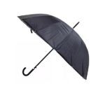 Paraguas Lluvia Grande 16 Varillas Paraguas Negro Uv