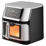 Freidora De Aire 10 Litros Digital Color Plateado/negro