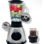 Licuadora Juguera Vidrio 2 En 1 Moledor de granos 1.5 LT