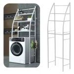 Organizador Estante De Lavadora Baño Rack 3 Niveles Color Blanco